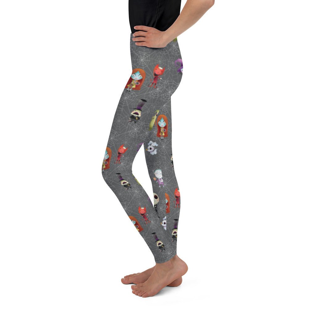 Halloween Town All-Over Print - Youth Leggings