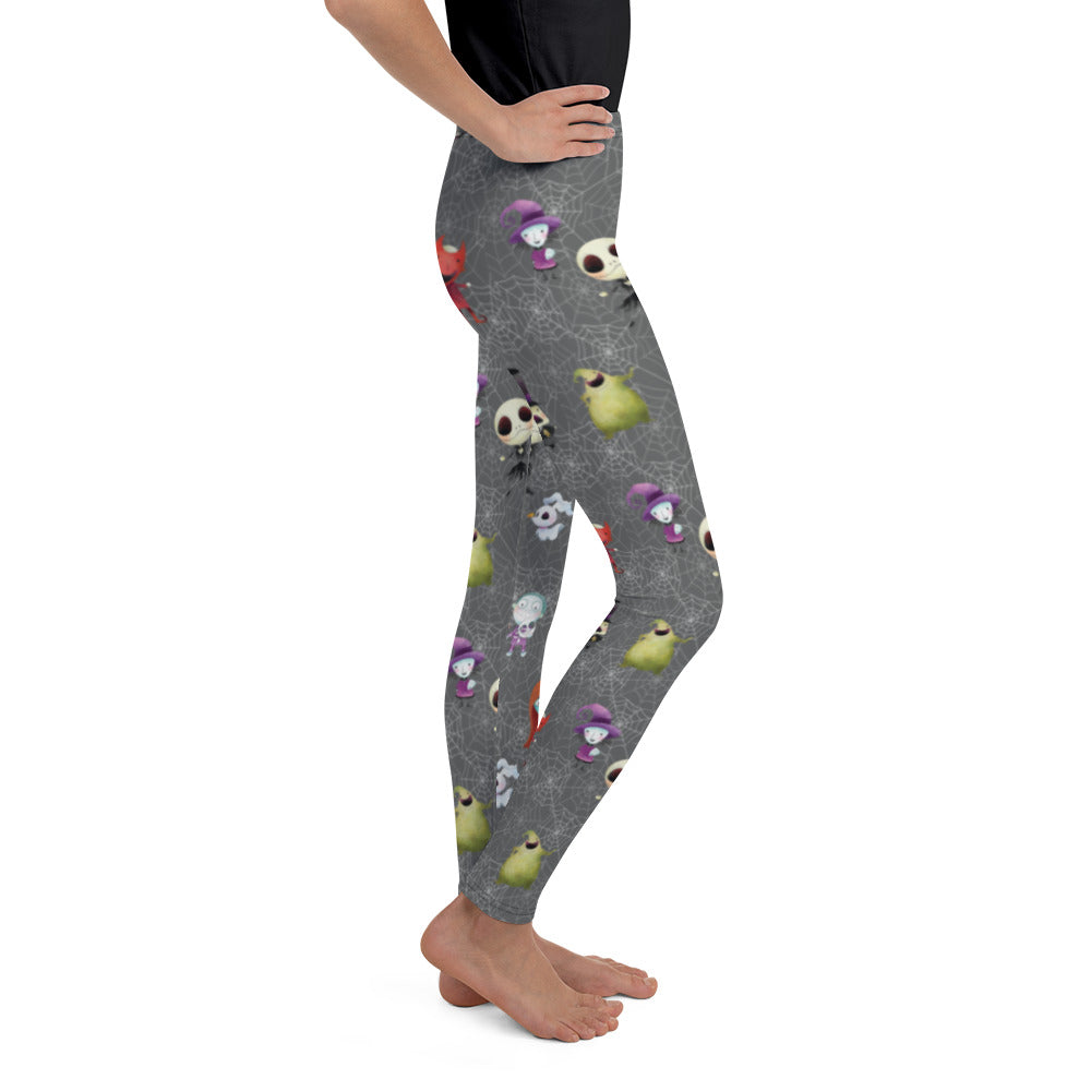 Halloween Town All-Over Print - Youth Leggings