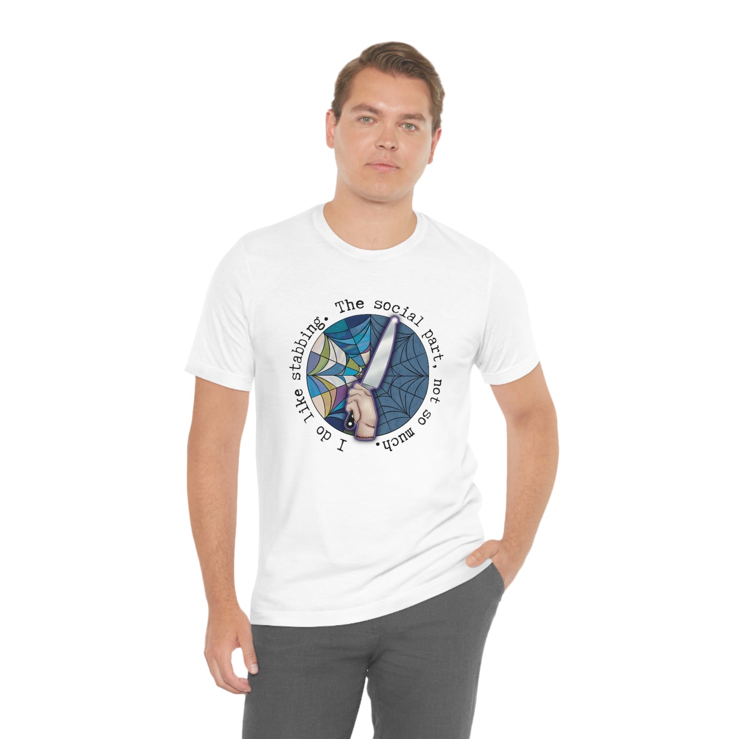 Stabbing Thing Knife Horror Tee - Unisex Shirt