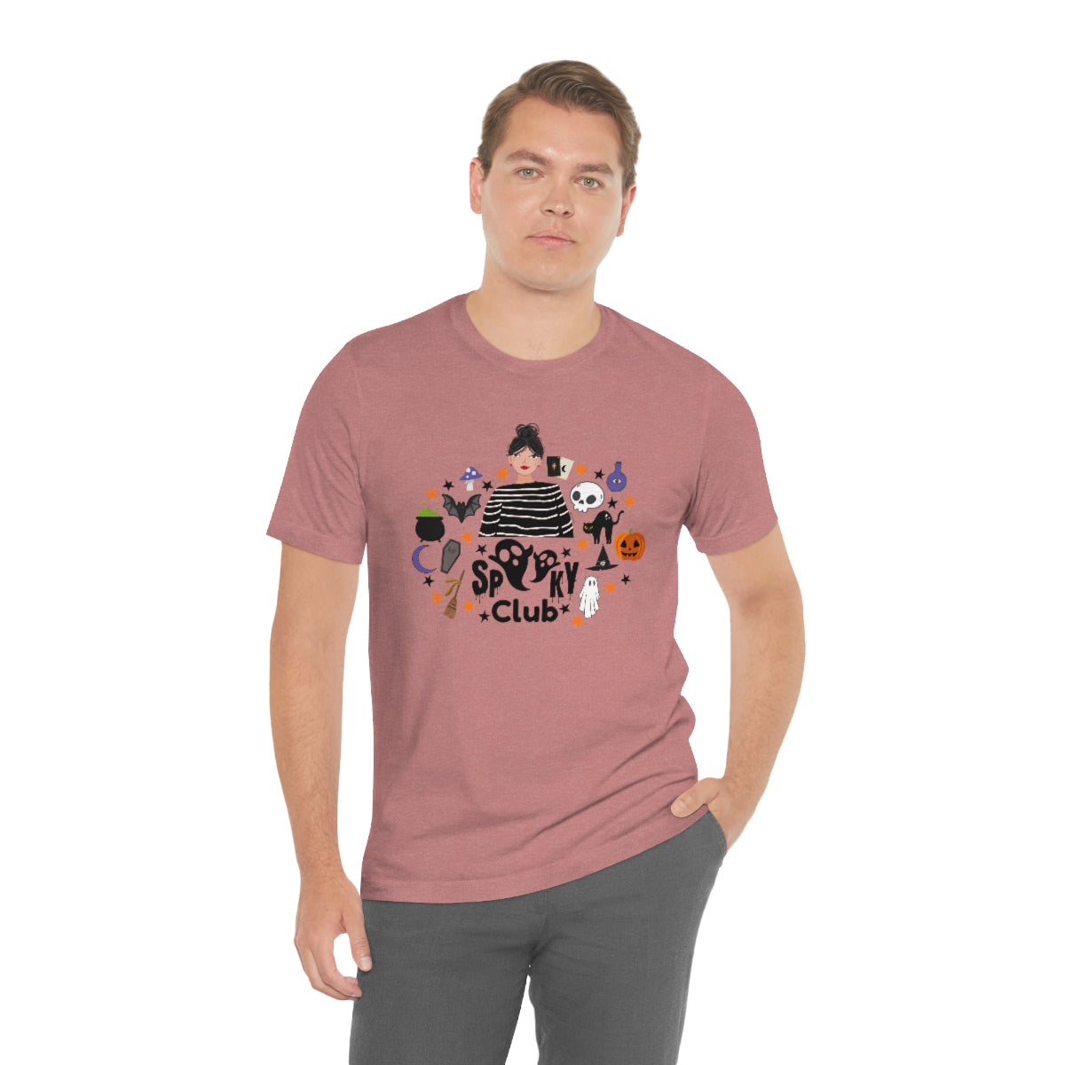 "Spooky Club" Print Tee - Unisex Shirt