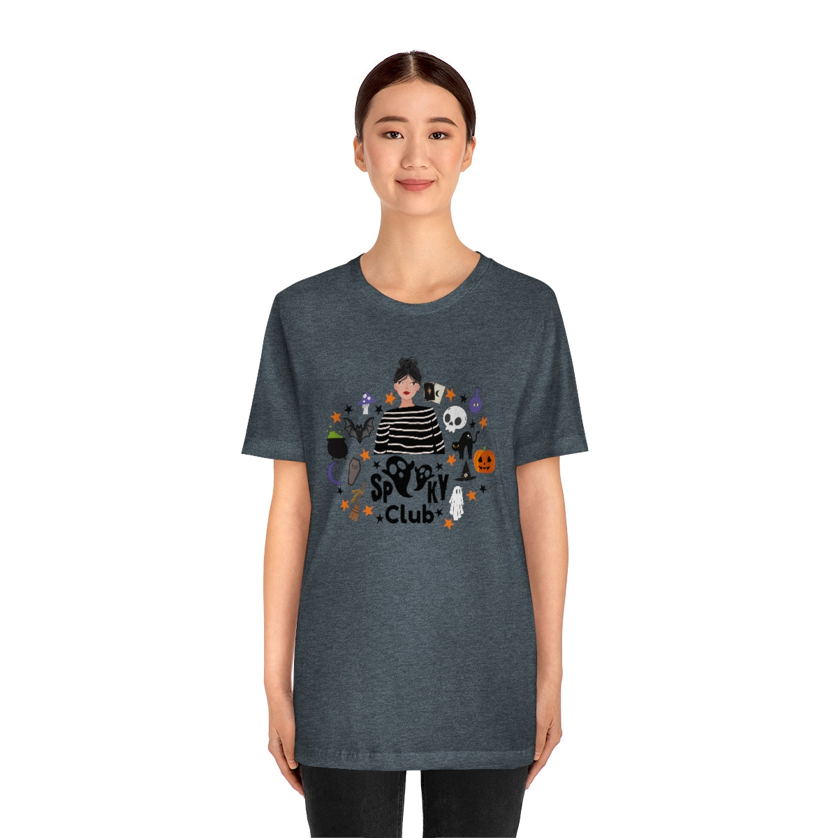 "Spooky Club" Print Tee - Unisex Shirt
