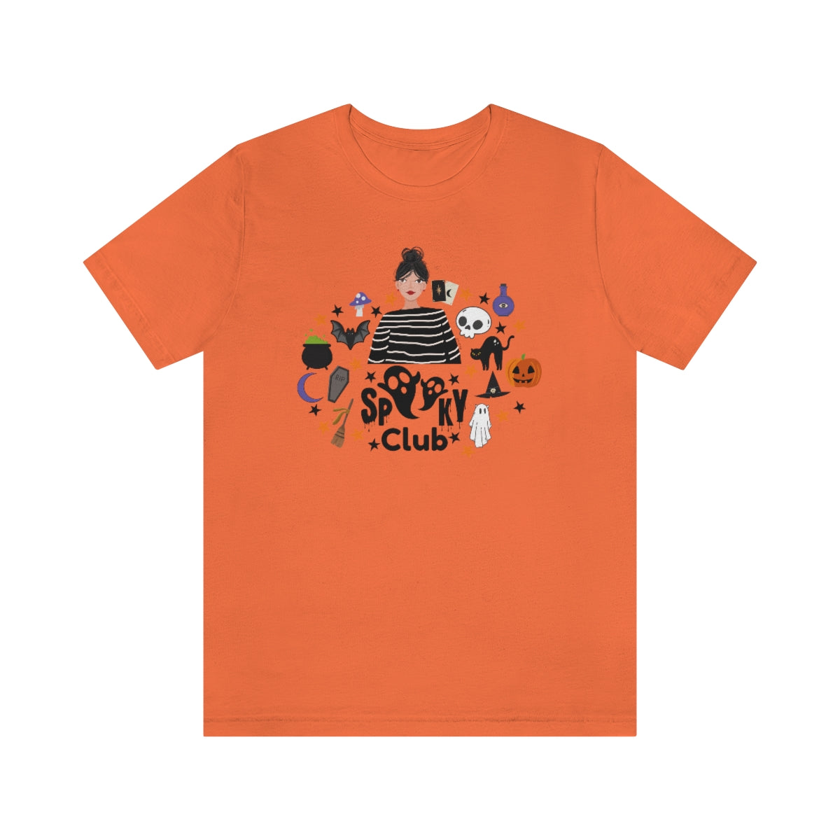 "Spooky Club" Print Tee - Unisex Shirt