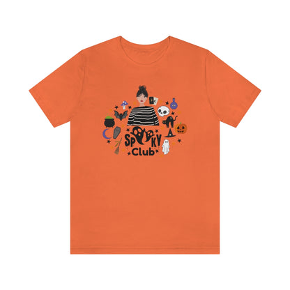 "Spooky Club" Print Tee - Unisex Shirt