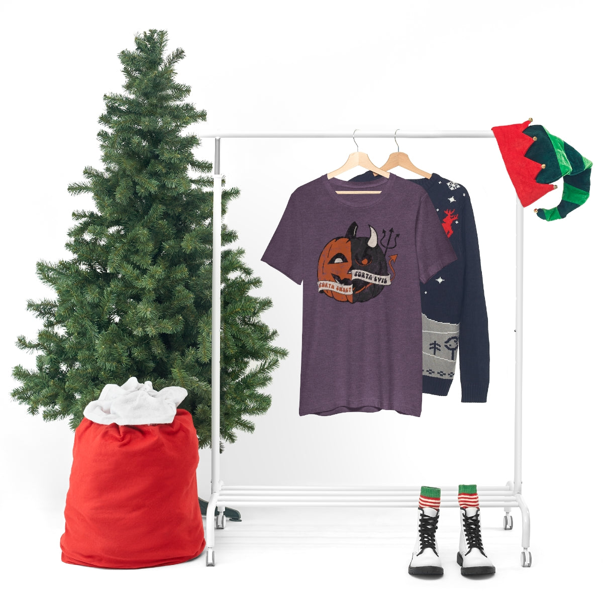 "Sorta Sweet Sorta Evil'" Jack-O-Lantern Tee - Unisex Shirt