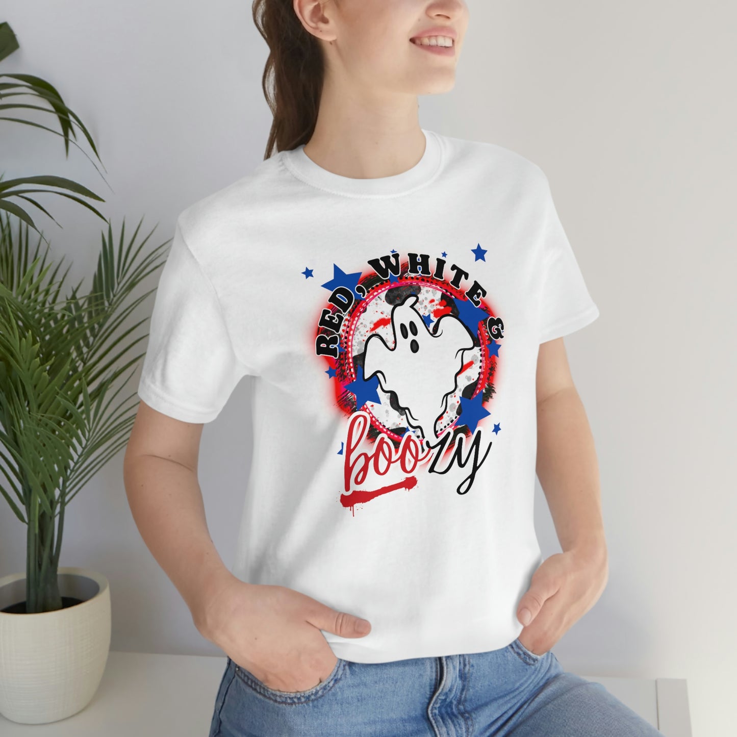 Red, White & BOOzy Tee - Unisex Shirt