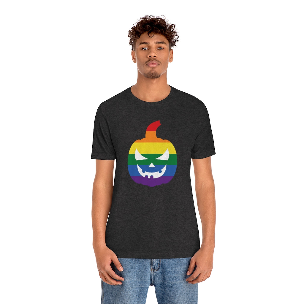 Pride Jack-O-Lantern Rainbow Tee - Unisex Shirt