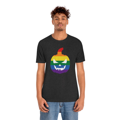 Pride Jack-O-Lantern Rainbow Tee - Unisex Shirt