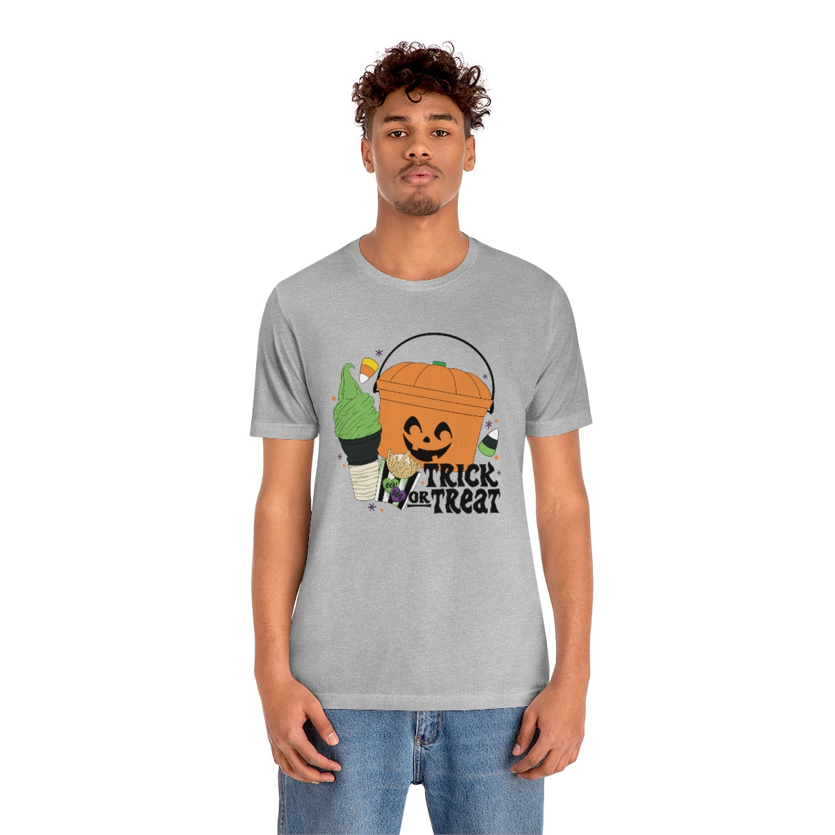 Vintage Halloween Buckets "Trick or Treat" Treats Tee - Unisex Shirt