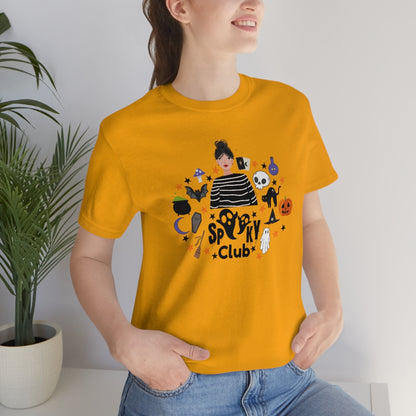 "Spooky Club" Print Tee - Unisex Shirt