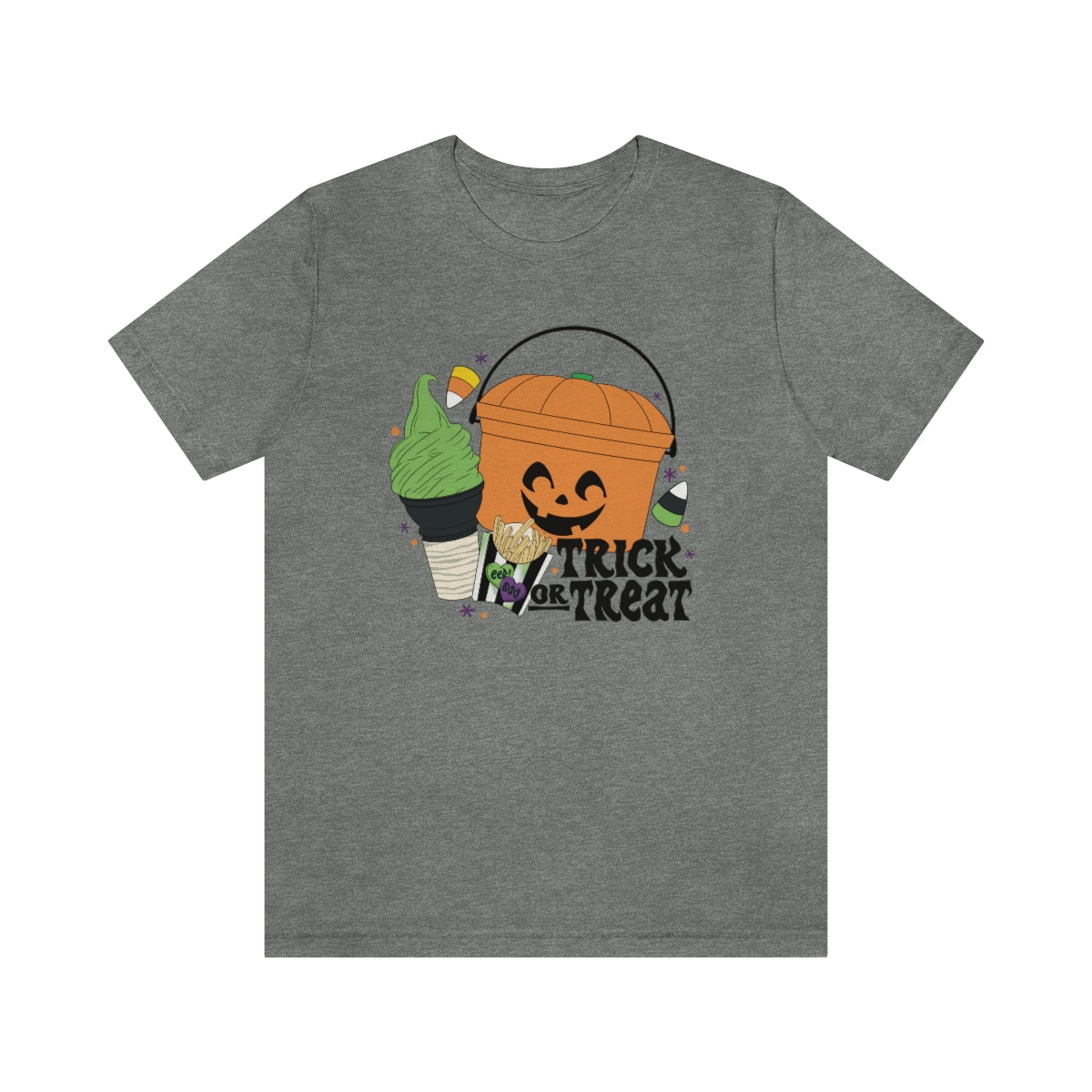 Vintage Halloween Buckets "Trick or Treat" Treats Tee - Unisex Shirt