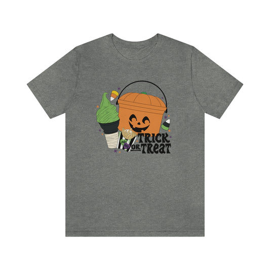 Vintage Halloween Buckets "Trick or Treat" Treats Tee - Unisex Shirt