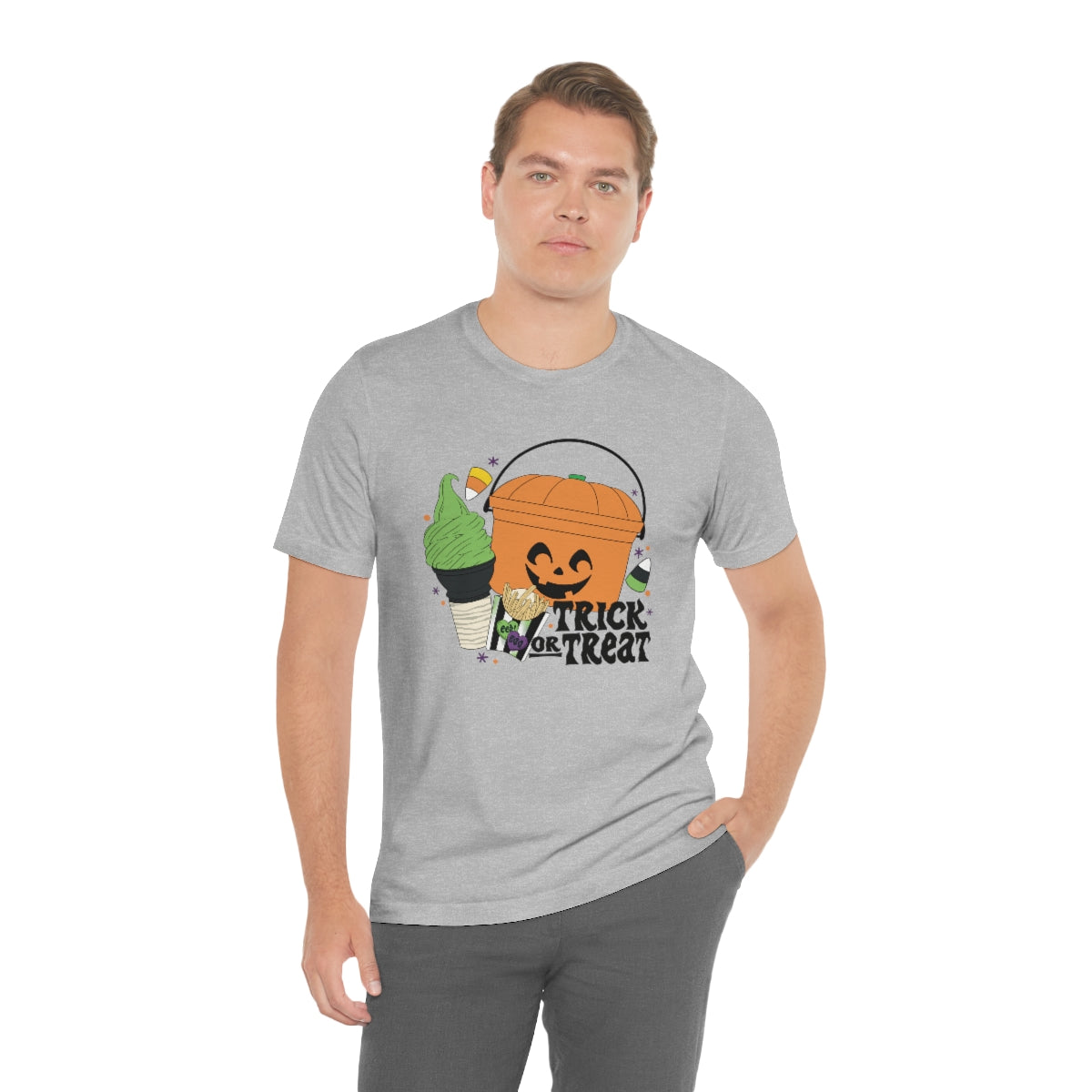 Vintage Halloween Buckets "Trick or Treat" Treats Tee - Unisex Shirt