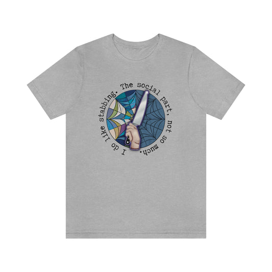 Stabbing Thing Knife Horror Tee - Unisex Shirt