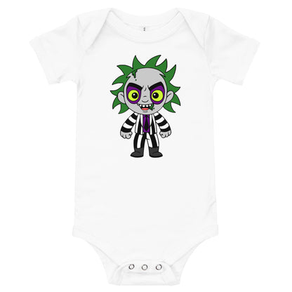 Baby Beetlejuice Horror Baby Short Sleeve Onesie