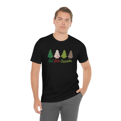 "Tis the Season'" Christmas Cakes Tee - Unisex Shirt