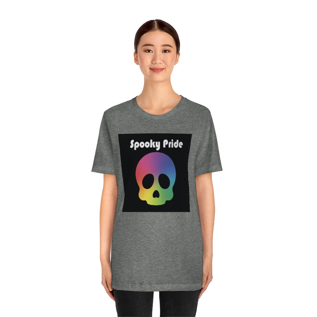 Spooky Pride Rainbow Skull Tee - Unisex Shirt