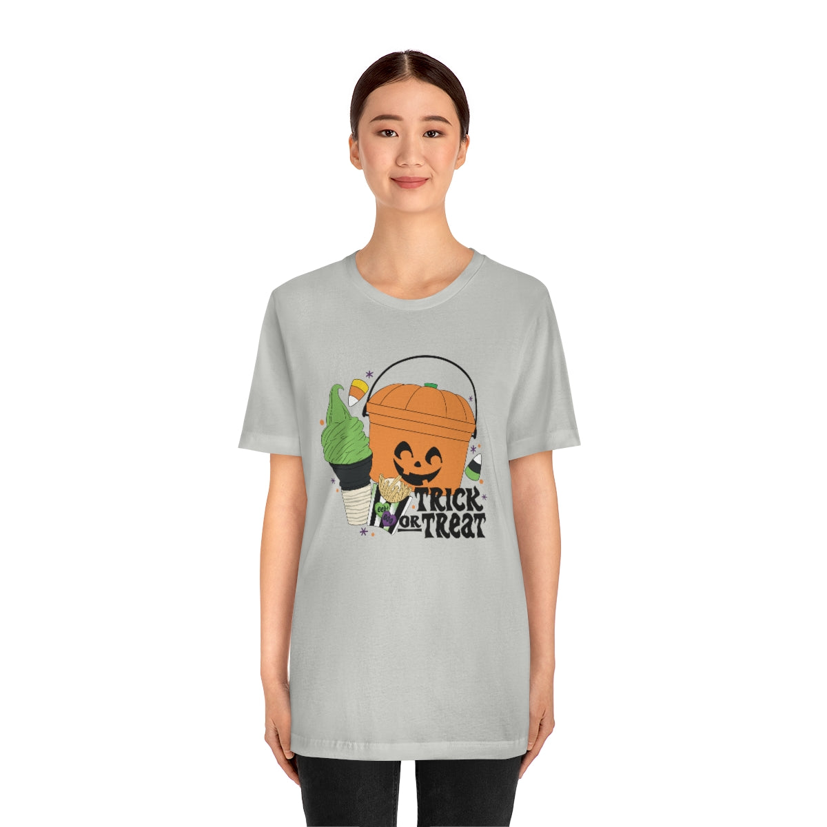 Vintage Halloween Buckets "Trick or Treat" Treats Tee - Unisex Shirt