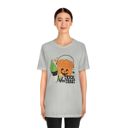 Vintage Halloween Buckets "Trick or Treat" Treats Tee - Unisex Shirt