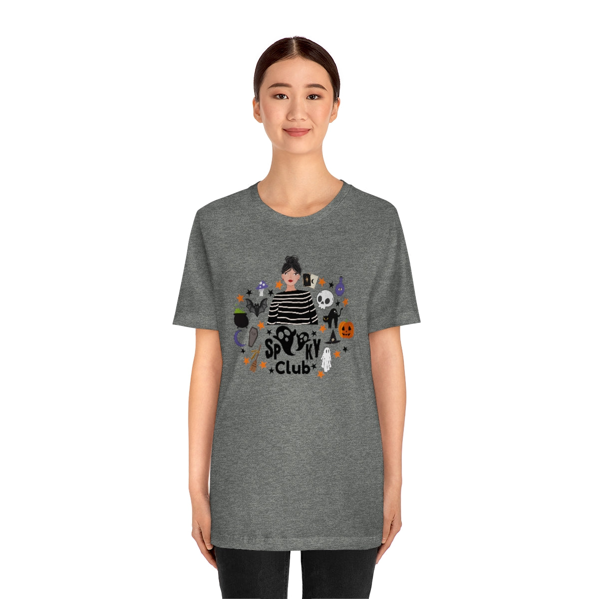 "Spooky Club" Print Tee - Unisex Shirt