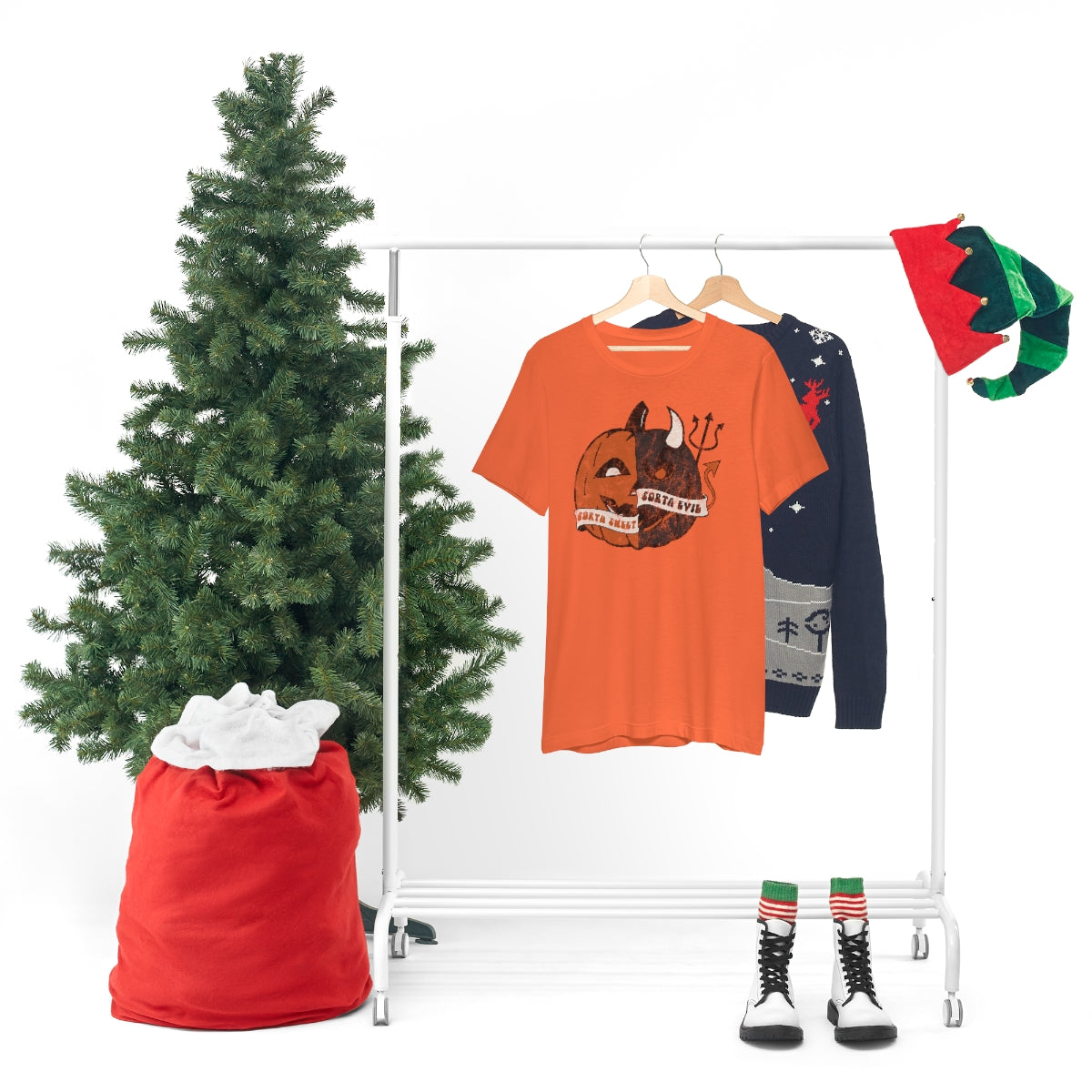 "Sorta Sweet Sorta Evil'" Jack-O-Lantern Tee - Unisex Shirt