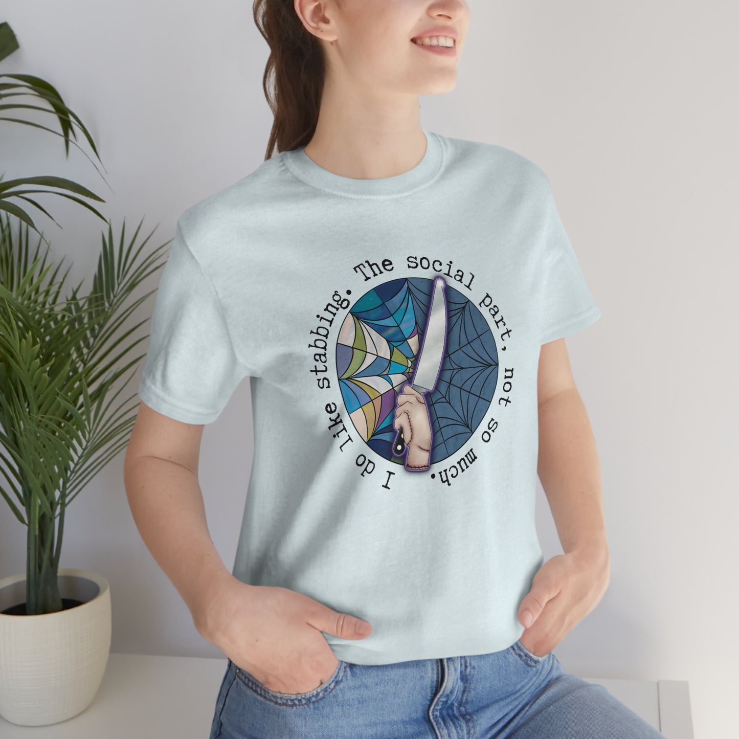 Stabbing Thing Knife Horror Tee - Unisex Shirt