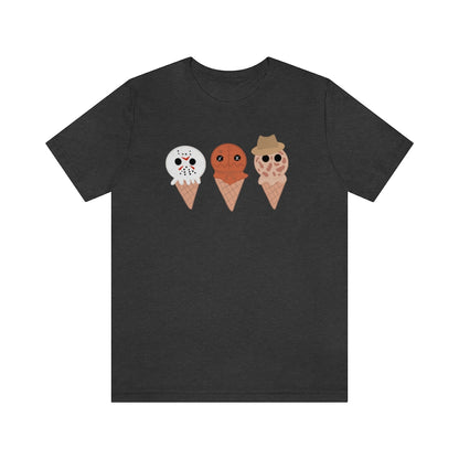 Horror Movie Spooky Ice Cream Tee - Unisex Shirt