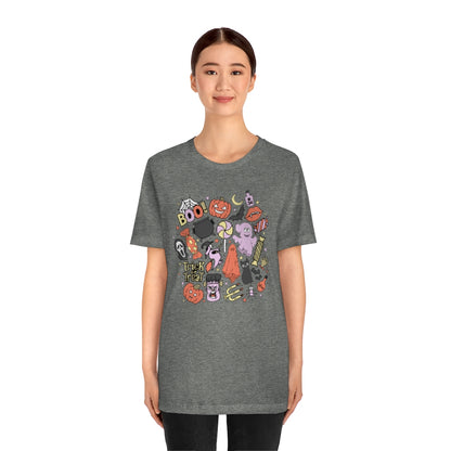 Trick-Or-Treat Spooky Doodles Tee - Unisex Shirt