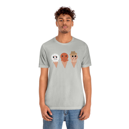 Horror Movie Spooky Ice Cream Tee - Unisex Shirt
