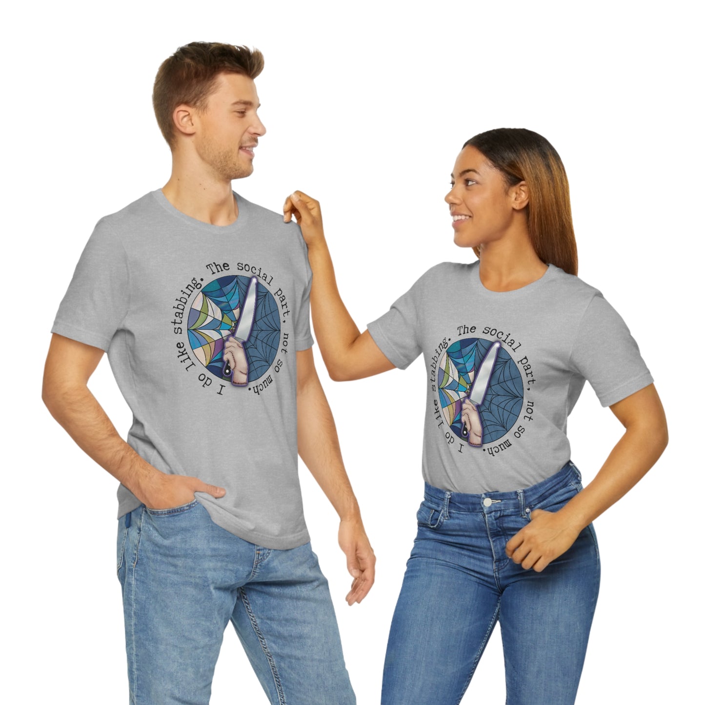 Stabbing Thing Knife Horror Tee - Unisex Shirt