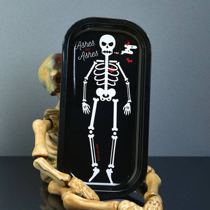 Ashley Hay Design - Ashes to Ashes Skeleton Metal Tray