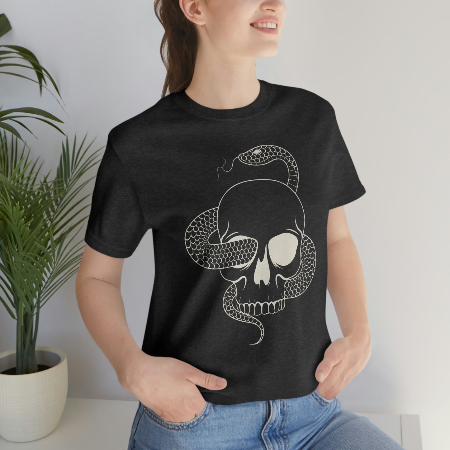 Snake Skull Tee - Unisex Shirt