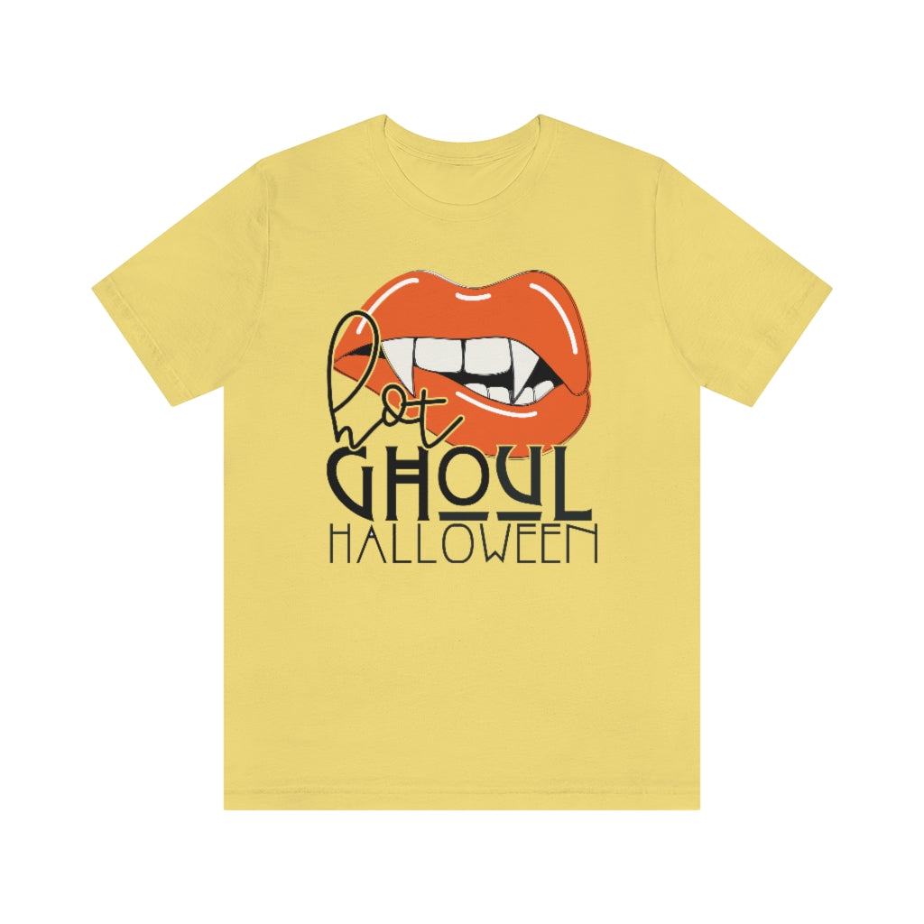 Hot Ghoul Halloween Vampire Lips Tee - Unisex Shirt