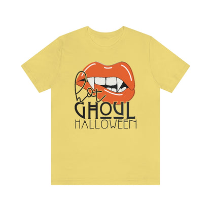 Hot Ghoul Halloween Vampire Lips Tee - Unisex Shirt