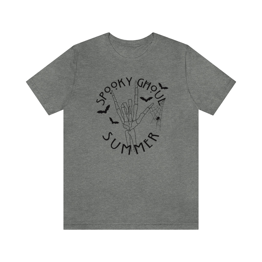Spooky Ghoul Summer Spiderwebs And Bats Tee - Unisex Shirt