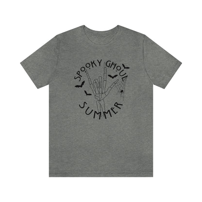 Spooky Ghoul Summer Spiderwebs And Bats Tee - Unisex Shirt