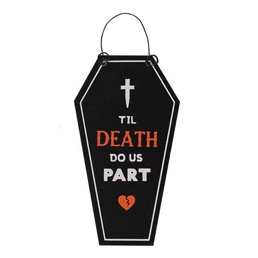 Spooky Mini Hanging Signs - Home Decor