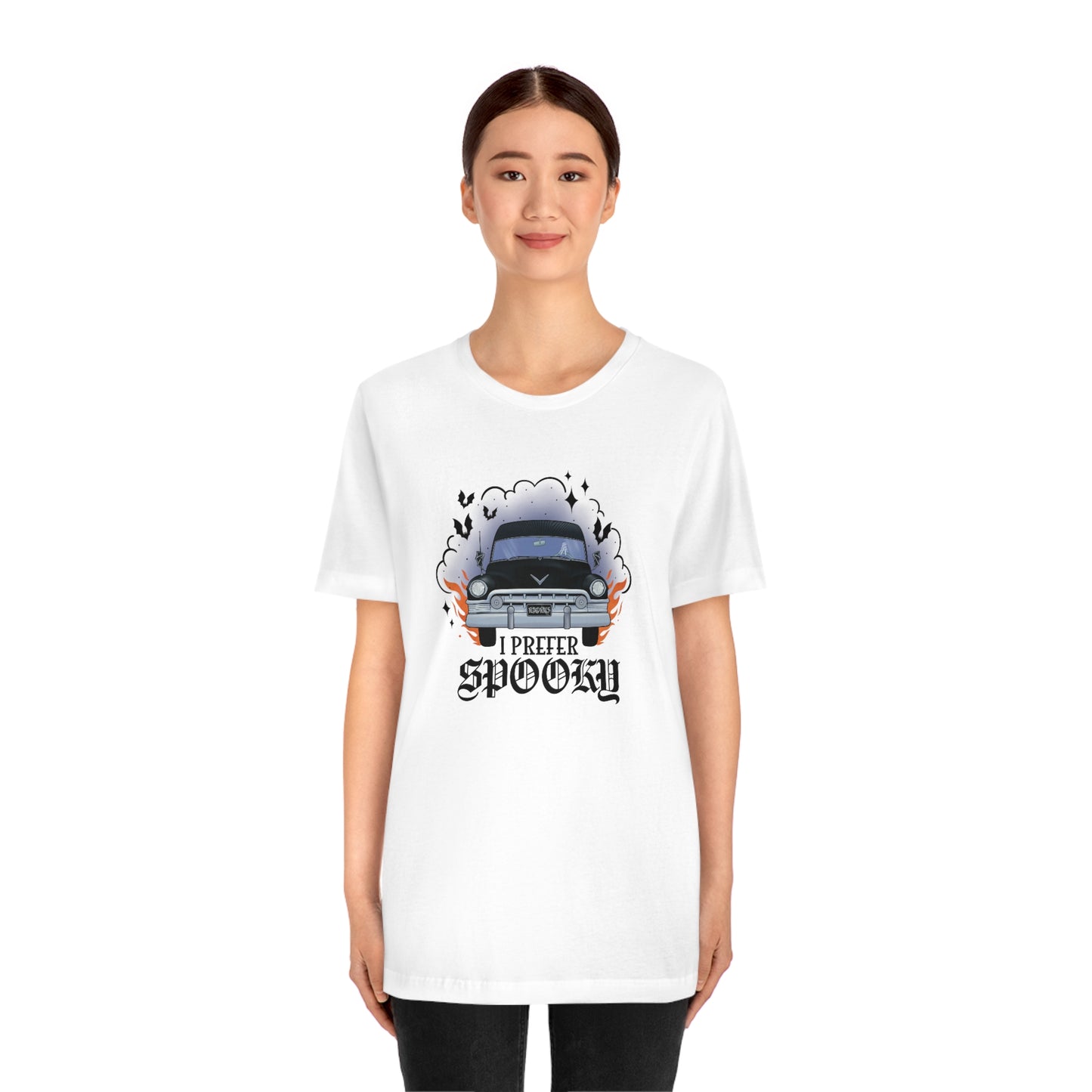 "I Prefer Spooky" Hearse Tee - Unisex Shirt