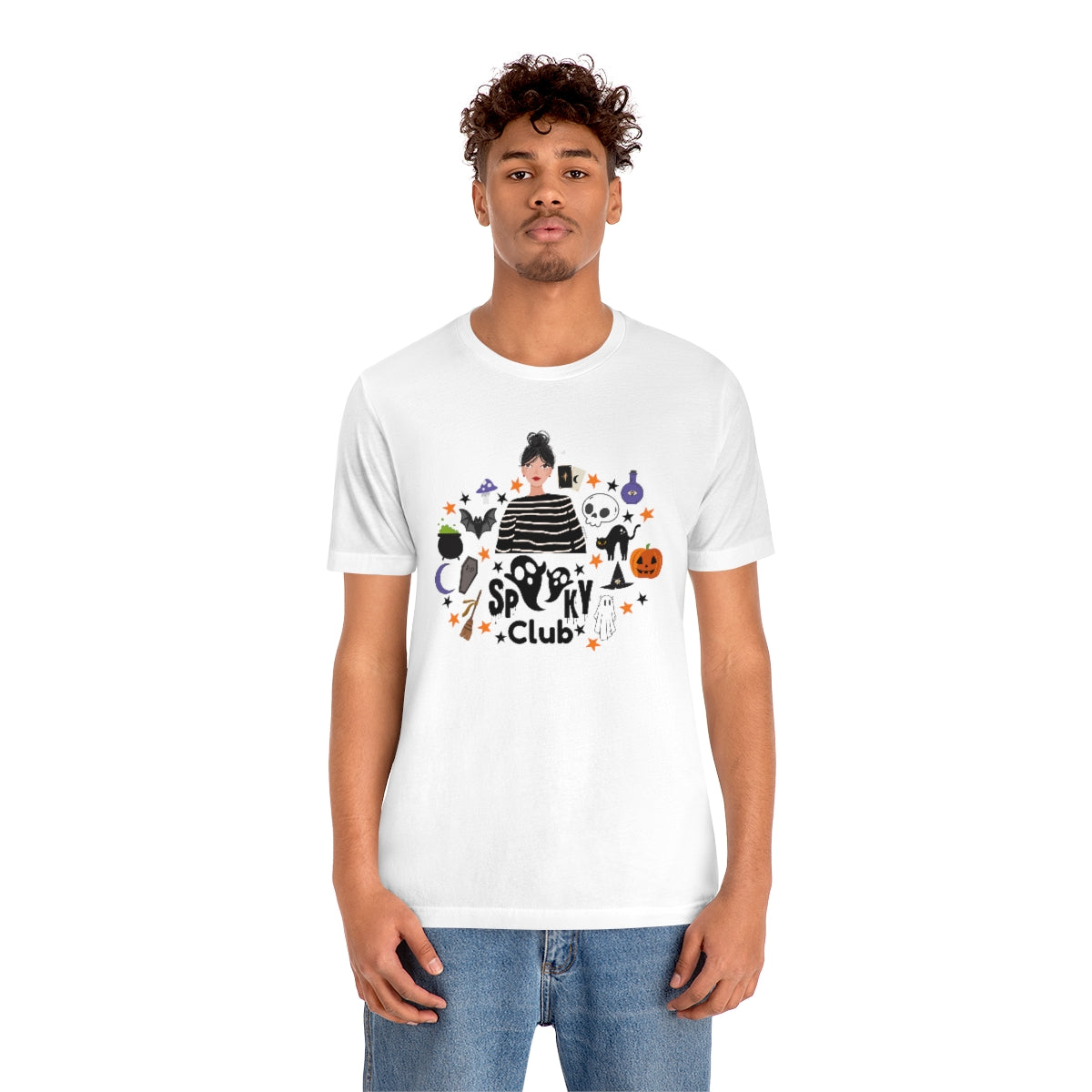 "Spooky Club" Print Tee - Unisex Shirt