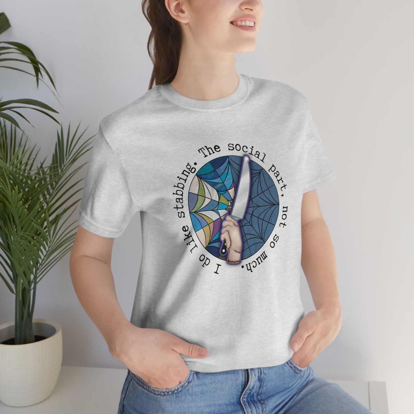 Stabbing Thing Knife Horror Tee - Unisex Shirt
