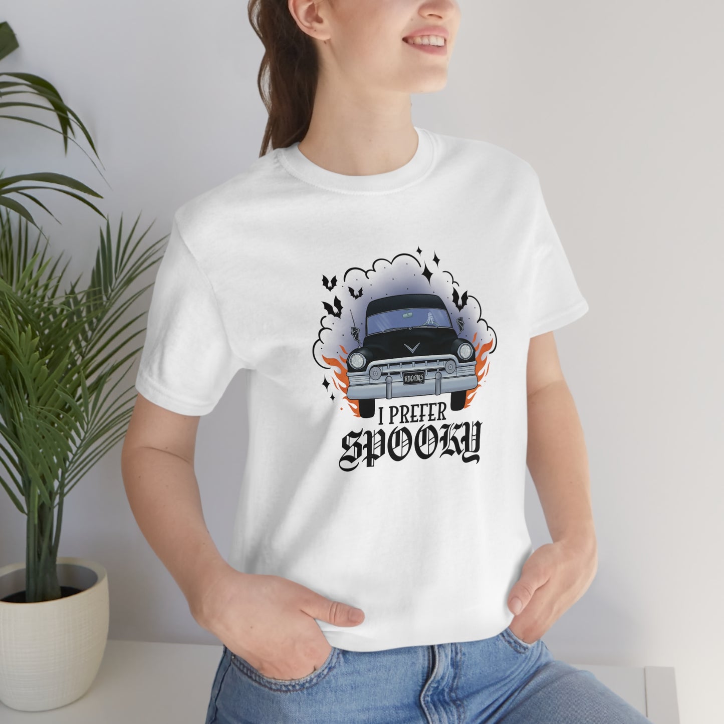 "I Prefer Spooky" Hearse Tee - Unisex Shirt