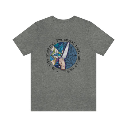 Stabbing Thing Knife Horror Tee - Unisex Shirt