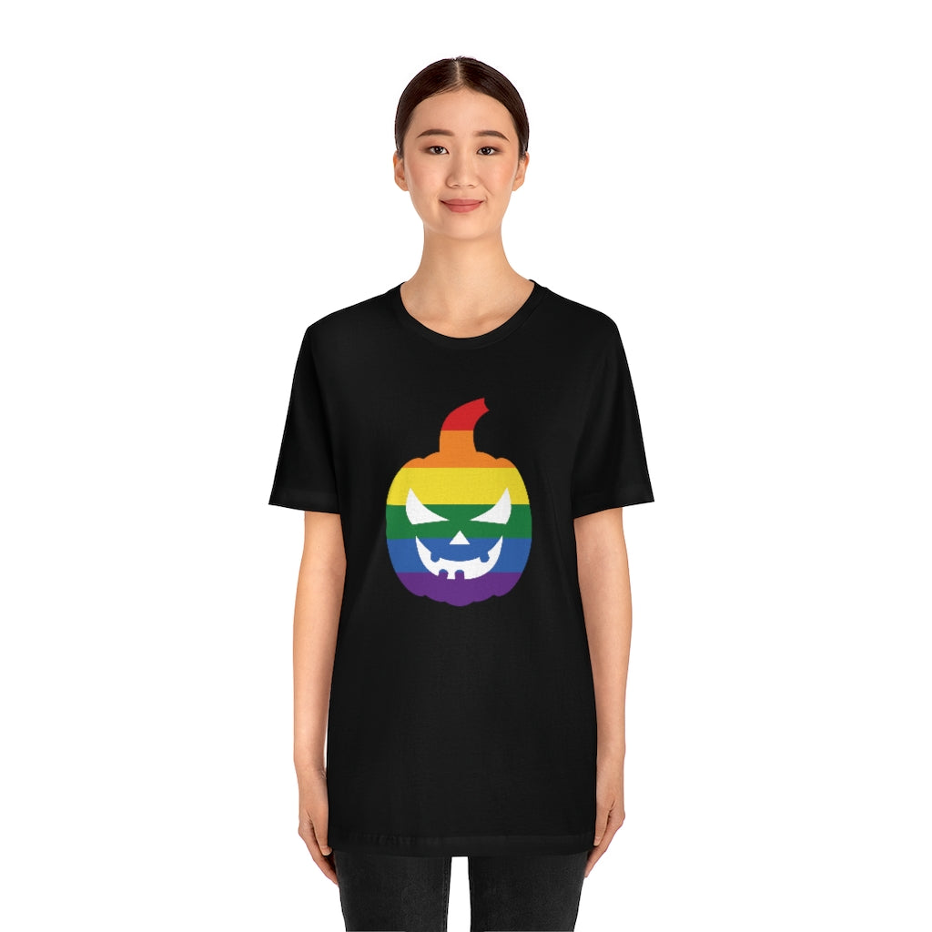 Pride Jack-O-Lantern Rainbow Tee - Unisex Shirt