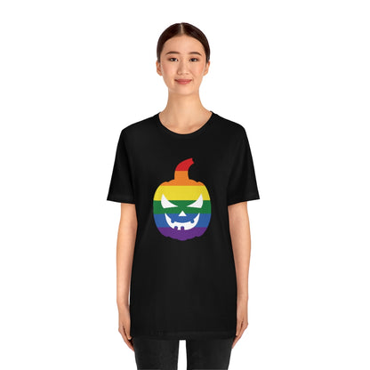 Pride Jack-O-Lantern Rainbow Tee - Unisex Shirt