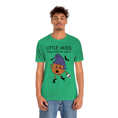 "Little Miss Halloween" Jack-O-Lantern Tee - Unisex Shirt