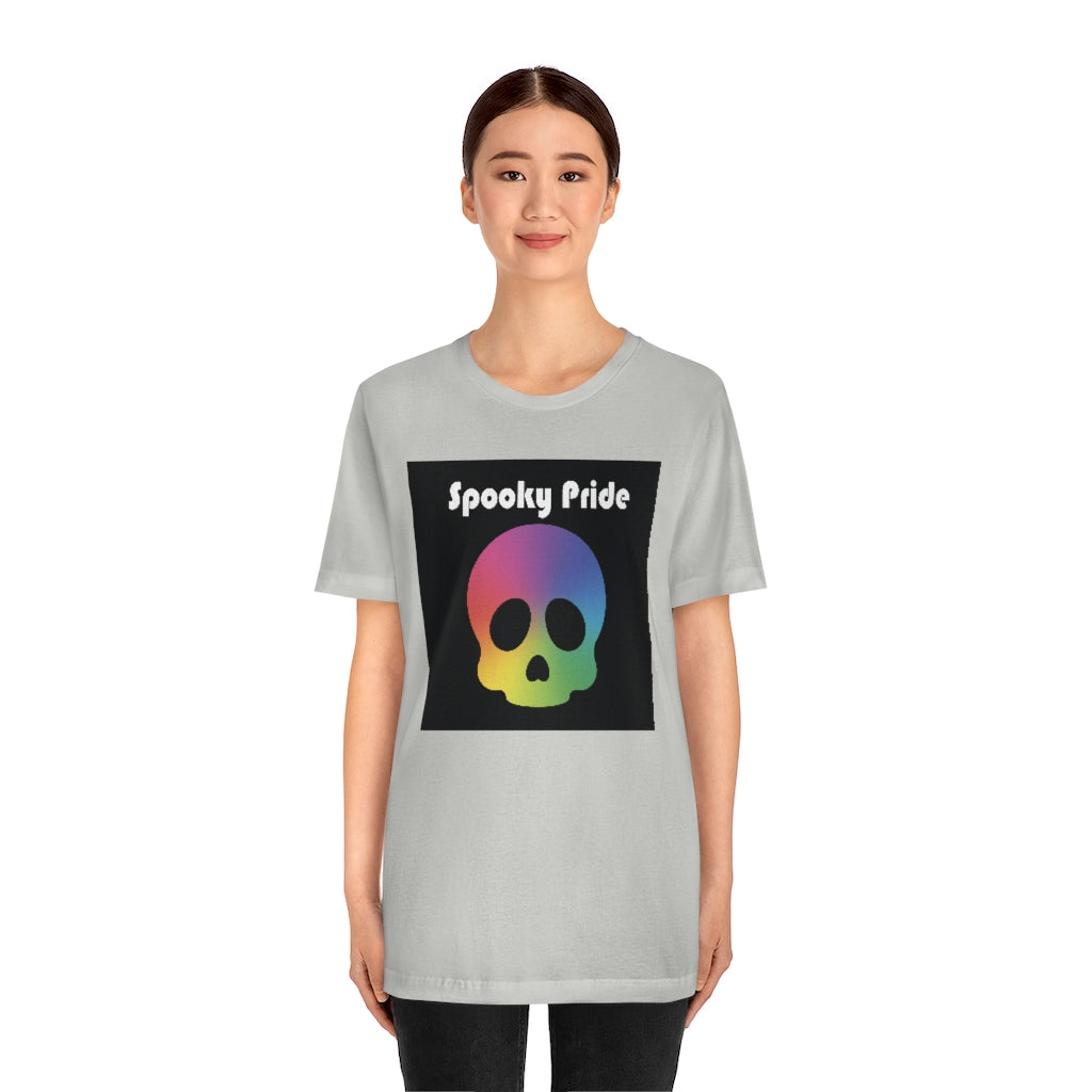 Spooky Pride Rainbow Skull Tee - Unisex Shirt