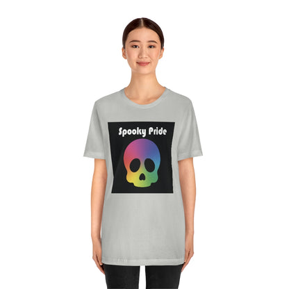 Spooky Pride Rainbow Skull Tee - Unisex Shirt