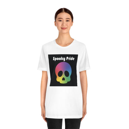 Spooky Pride Rainbow Skull Tee - Unisex Shirt