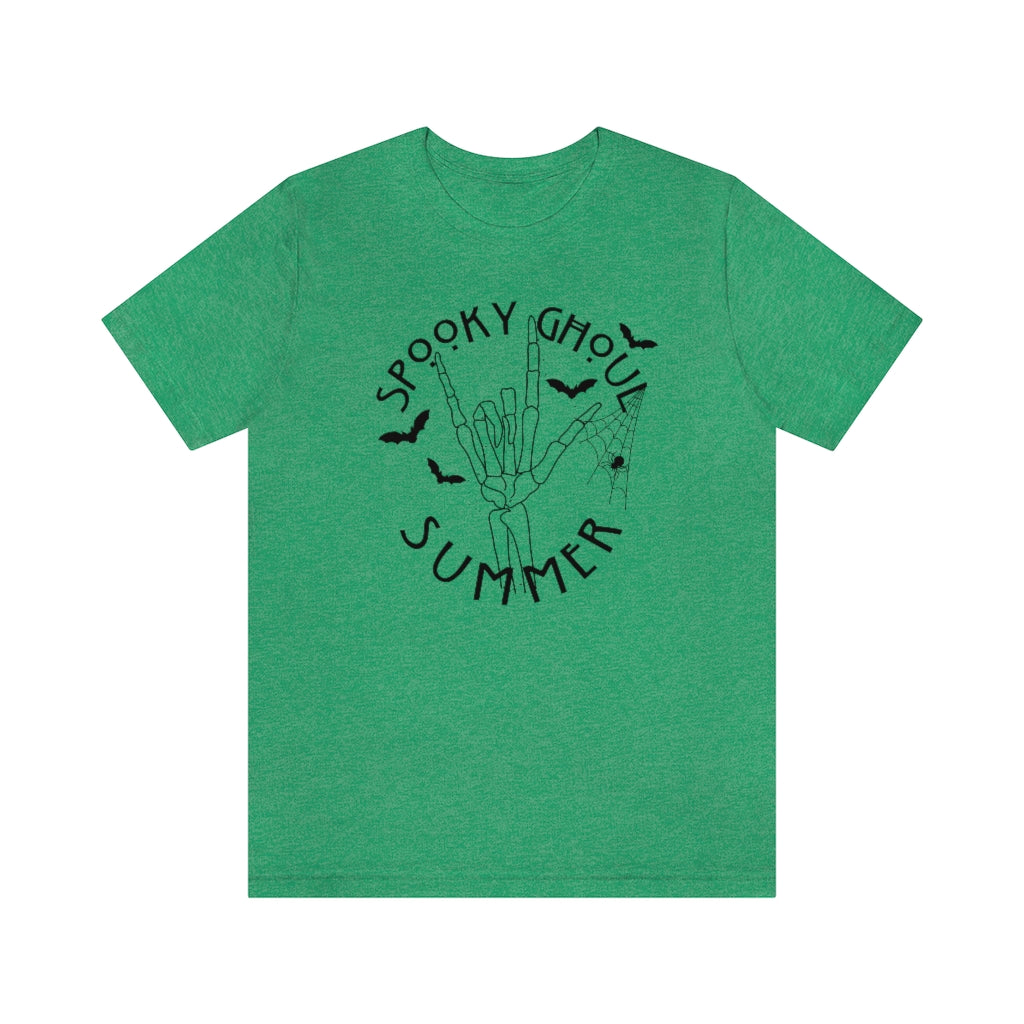 Spooky Ghoul Summer Spiderwebs And Bats Tee - Unisex Shirt