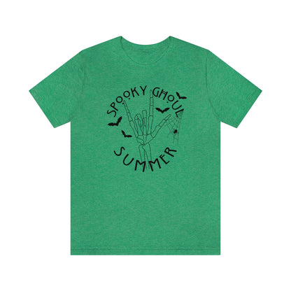 Spooky Ghoul Summer Spiderwebs And Bats Tee - Unisex Shirt