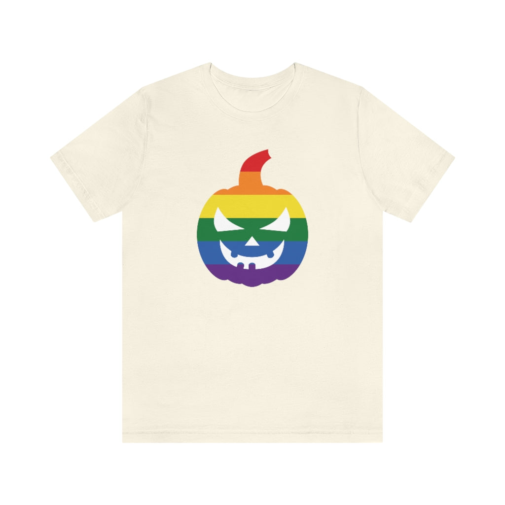 Pride Jack-O-Lantern Rainbow Tee - Unisex Shirt